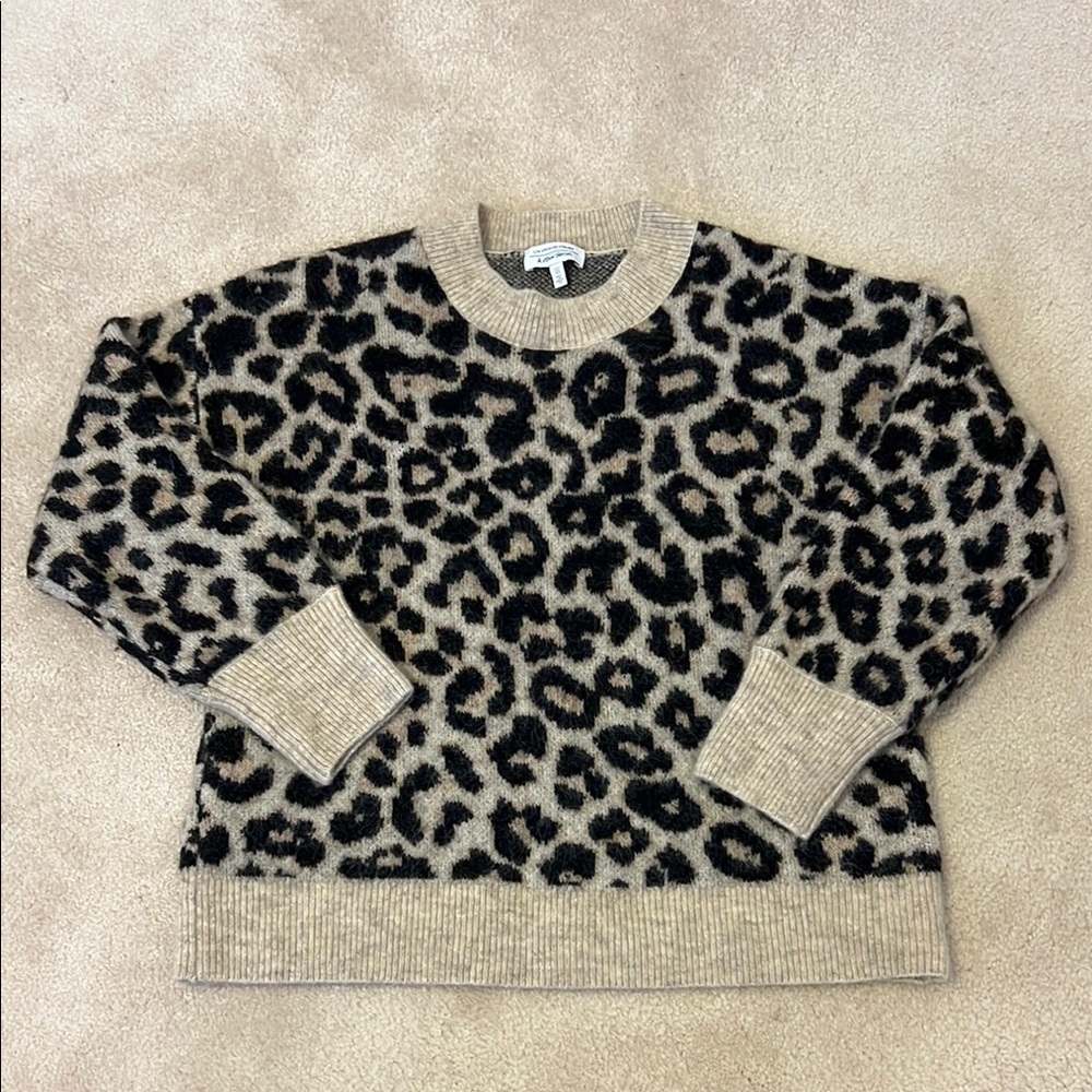 & Other Stories leopard print sweater size M